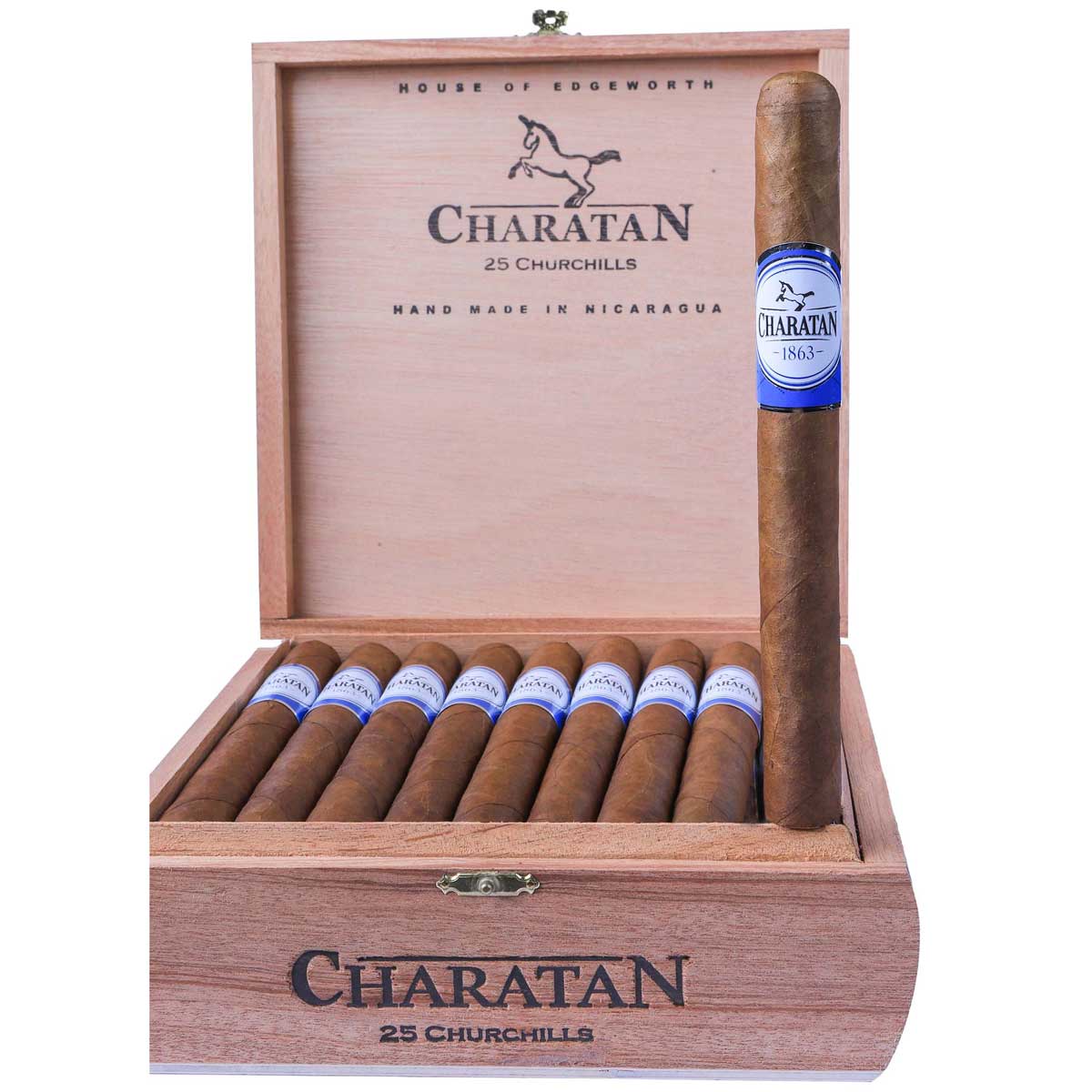 Charatan Churchill cigar box of 25