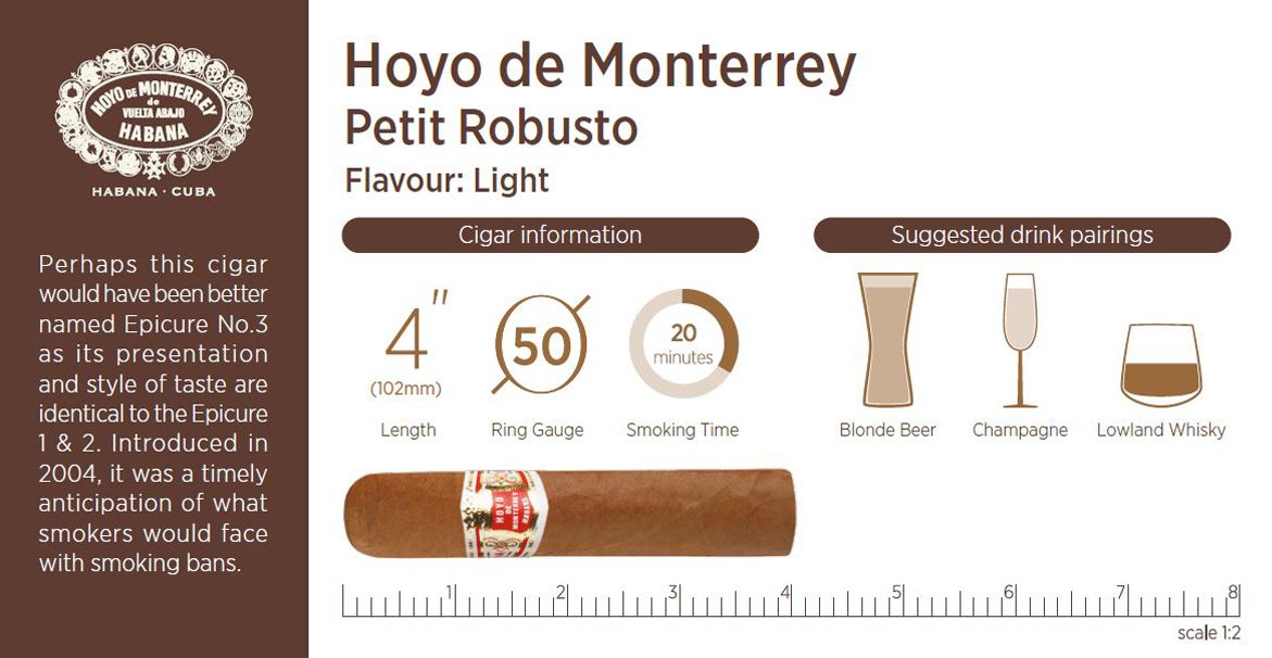 H&F Details HoyoDeMonterrey Petit Robusto