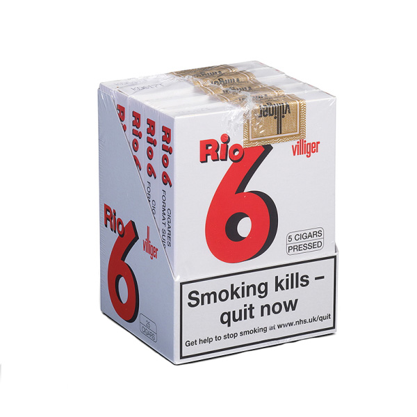 Villiger Rio 6 Cigar - 5 Packs of 5
